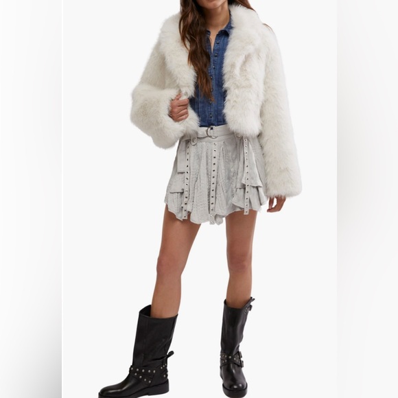 Free People Rue Mini Skirt - Picture 3 of 13